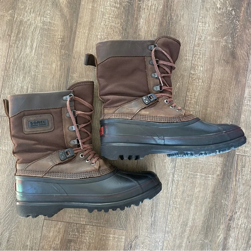 Sorel Men’s Rubber Waterproof Rain and Snow Boots size 9 - Picture 3 of 7